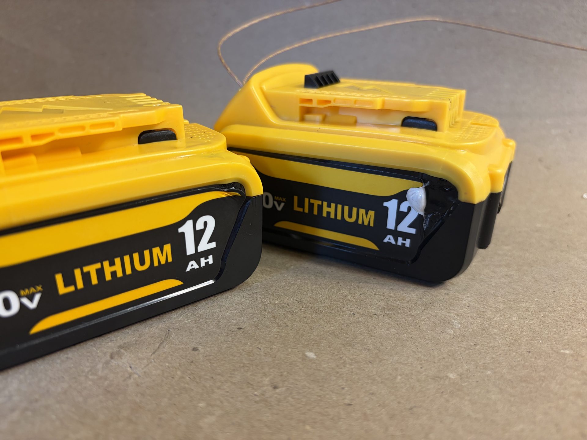 Repeated failure mode in the same corner of the pack: melting around the same electrical connection