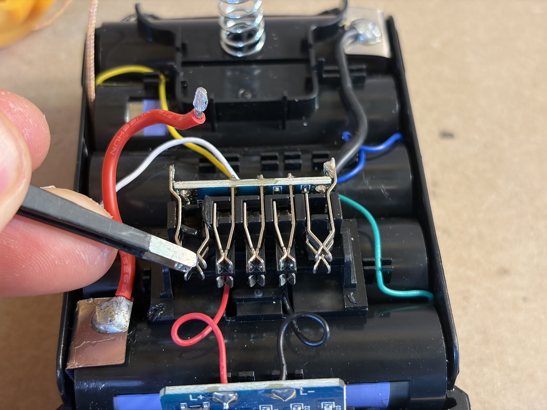 Abyssmal current routing schema; plus flimsy tool electrodes prone to bending out of place