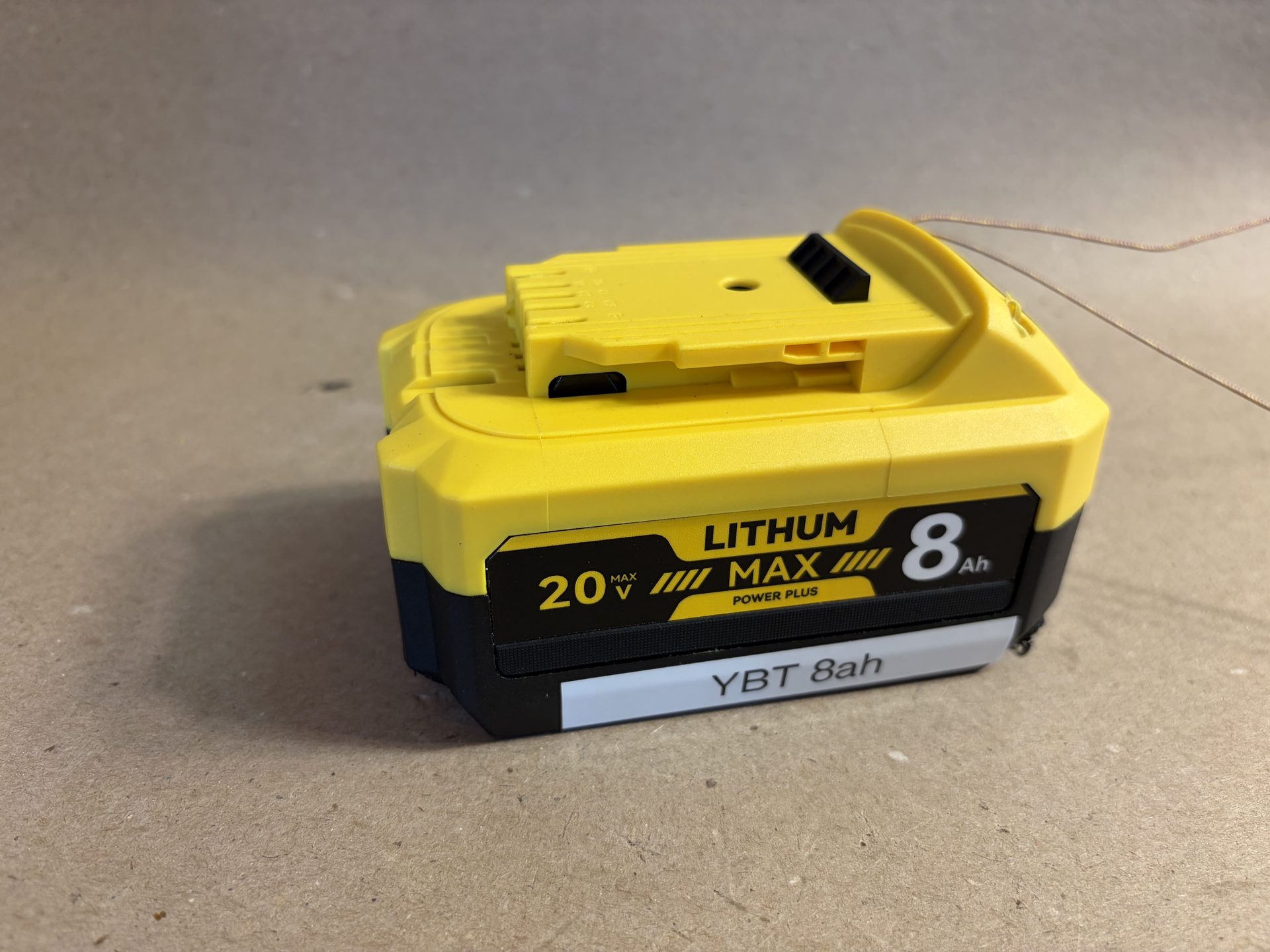 No damage to exterior of pack after failure test